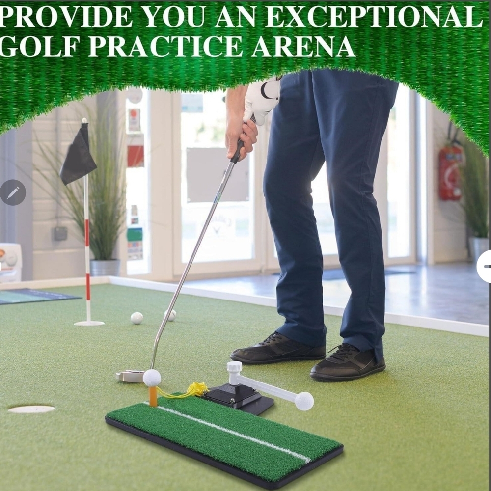 3-n-1 Golf Swing Trainer with Green Turf - Picture 2 of 7